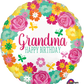Happy Birthday Grandma! Foil Balloon