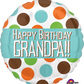Happy Birthday Grandpa! Foil Balloon