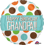 Happy Birthday Grandpa! Foil Balloon