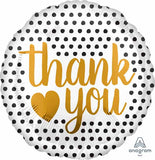 Thank you simple modern foil balloon