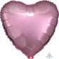 18" Heart Shaped Rose Gold Foil Balloon