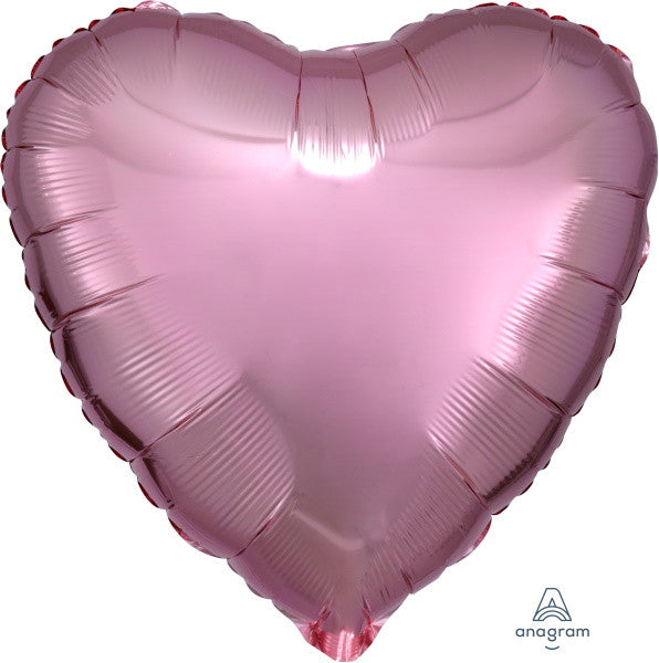 18" Heart Shaped Rose Gold Foil Balloon