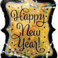 Happy New Year Holographic Shaped Foil Balloon
