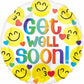 Get Well Soon Round Foil Balloon
