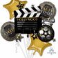 Anagram Hollywood Lights Camera Action 5 Foil Balloon Bouquet Party Decor