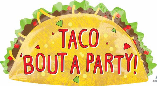Jumbo Taco Foil Balloon