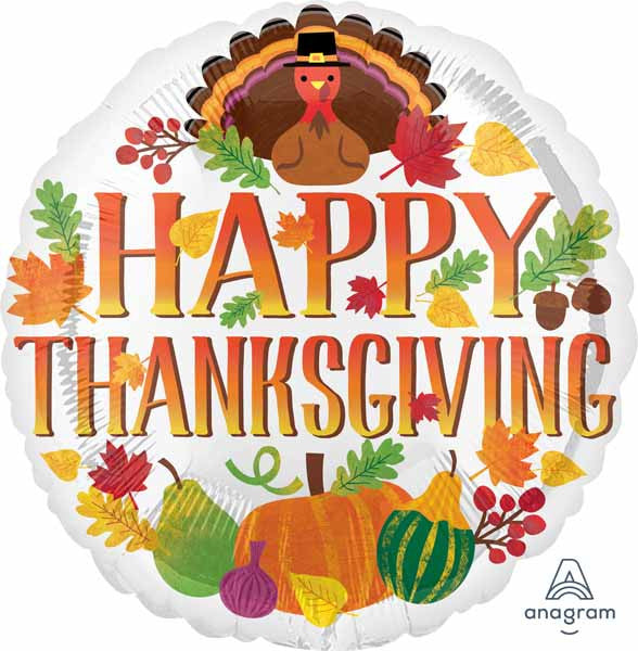 Thanksgiving Foil Balloon