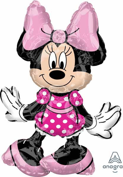 Minnie Mouse Sitting Balloon Air Fill