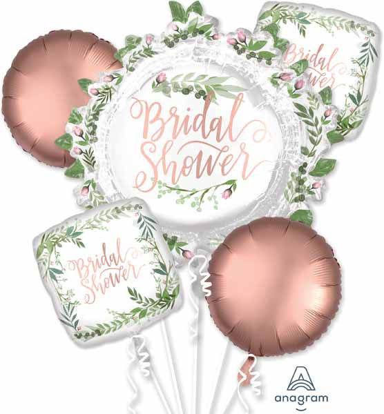 Love & Leaves Foil Balloon Bouquet