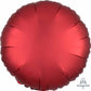 Round Sangria Red Matte Balloon