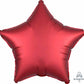 Sangria Red Matte Star Balloon