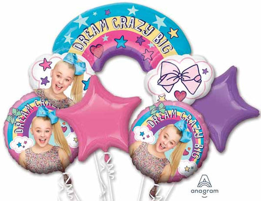 5 Balloons Birthday Bouquet JoJo Siwa