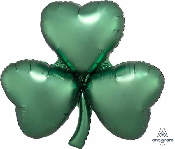 Anagram 29" Supershape Green Shamrock St. Patrick's Day Foil Balloon
