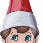 Jumbo Elf On The Shelf Head Christmas Balloon
