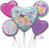 Mermaid Barbie Birthday Party Balloons Set