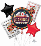 Casino Night Theme Party Decoration balloon bouquet