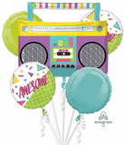 Anagram Awesome Birthday 5 Foil Balloons Bouquet Decor