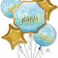 Blue & Gold Oh Baby! Balloon Bouquet
