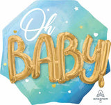 Jumbo Baby Boy Foil Balloon