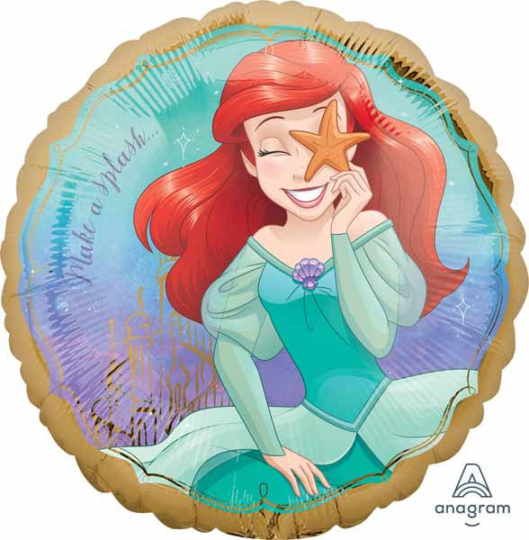 Make A Splash Ariel Foil Balloon Mermaid Disney Princess