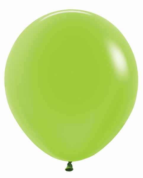 Sempertex 18" Neon Green Latex Balloon