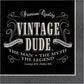 Vintage Dude 3-Ply Lunch Napkins Paper The Man Myth Legend Tableware 16/CT