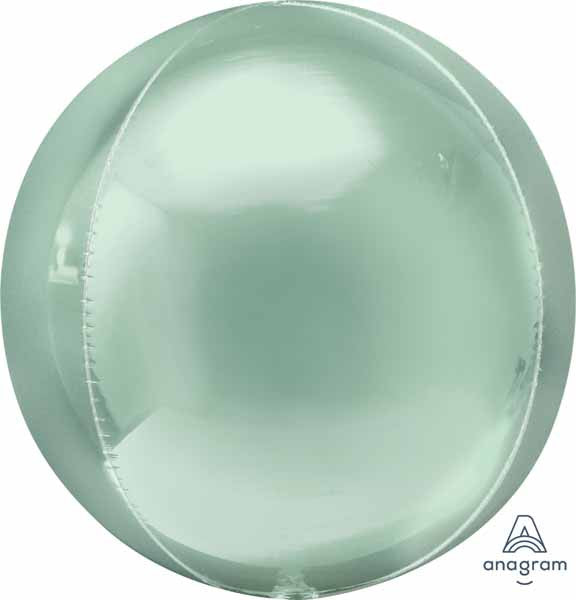 16" Orbz  Mint Green Round Balloon
