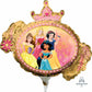 Gold Crown Disney Princesses Mini Foil Balloon