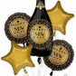 Happy New Years Eve Foil Balloon Bouquet