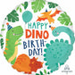 Dino Theme Foil Balloon Birthday