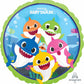 Baby Shark Round Helium Birthday Balloon