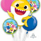Baby Shark Bouquet Birthday Balloon
