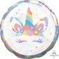 Anagram 18" Unicorn Party Round Holographic Foil Balloon