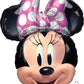 Jumbo Minnie Mouse Balloon with Pink Bow