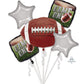 Anagram Football Game On Balloon Bouquet Arrangement 5 Foil Balloons
