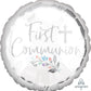 First Communion Round Foil Balloon