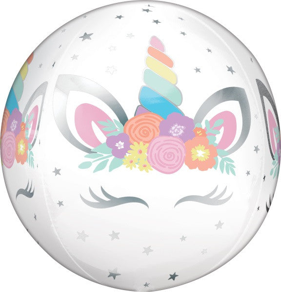 Strikingly Beautiful Unicorn Orbz Balloon