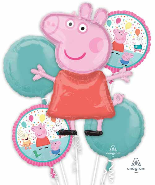 Peppa Pig Birthday Balloons