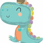 31" Baby Dinosaur Foil Balloon
