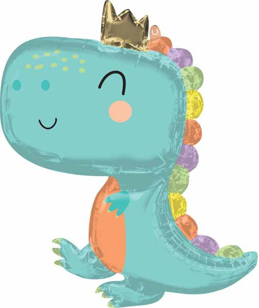31" Baby Dinosaur Foil Balloon