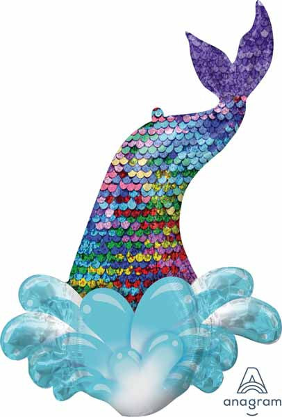 Full Mermaid Sequin Tail Balloon