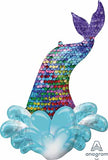 Full Mermaid Sequin Tail Balloon