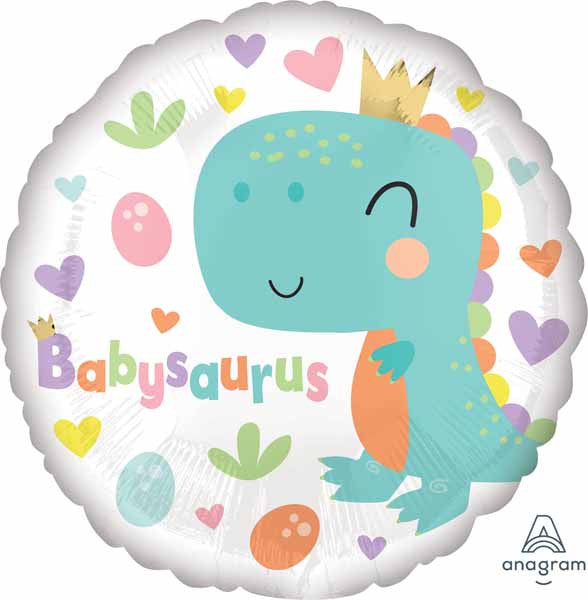 Gender Neutral Baby Shower Round Foil Balloon