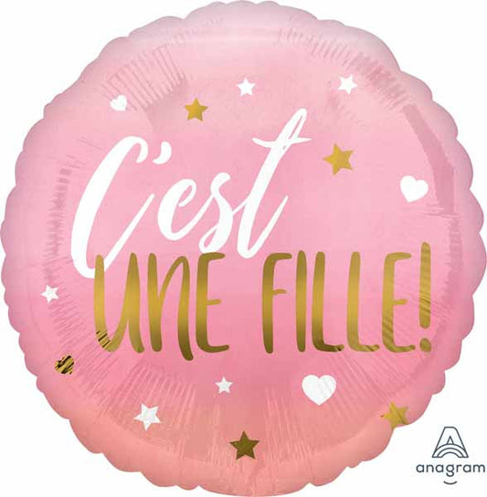 C'est In Fille ballon It's a Girl