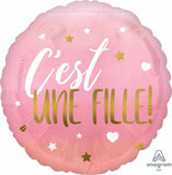 C'est In Fille ballon It's a Girl