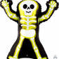 Neon Skeleton Foil Balloon