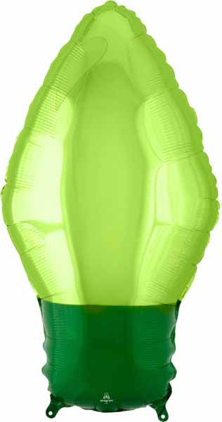 green christmas bulb balloon