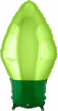 green christmas bulb balloon