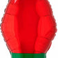 red christmas bulb balloon