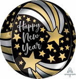 16" Orbz New Year's Round Balloon